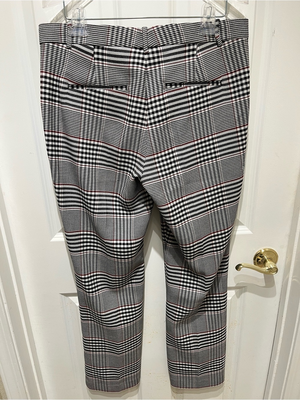 NWT Ann Taylor Sophia Plaid Straight-Leg Trousers size 10 - Picture 9 of 16